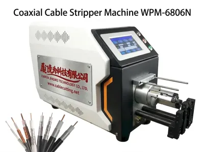 半自動伺服電機同軸電纜剝皮機 精密剝線 WPM-6806N