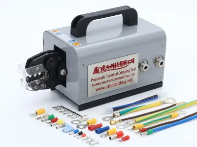 氣動手持式端子壓接工具，適用多種端子類型，輸出壓力2.5噸 JW-25M Thumb