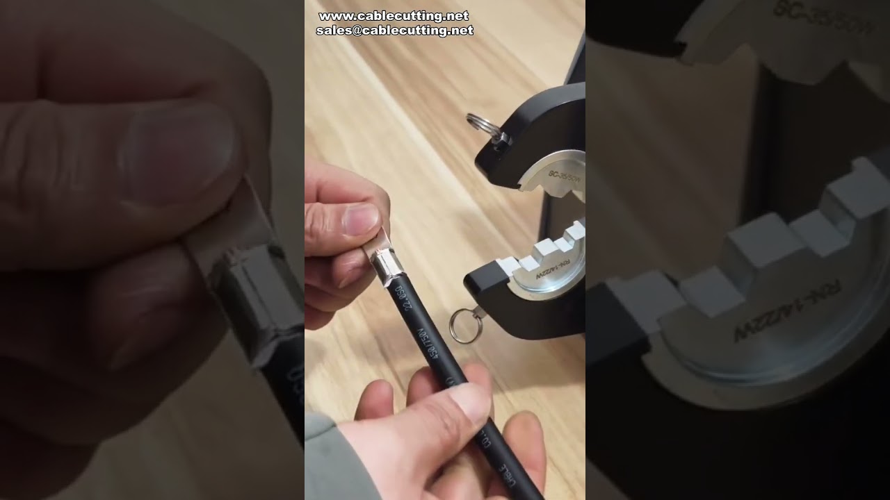 電動端子壓接機｜六角壓接銅鼻子｜高效自動化線束加工