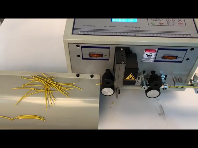 高效能電腦電線剝皮機｜4-5mm² 自動電纜剝線機