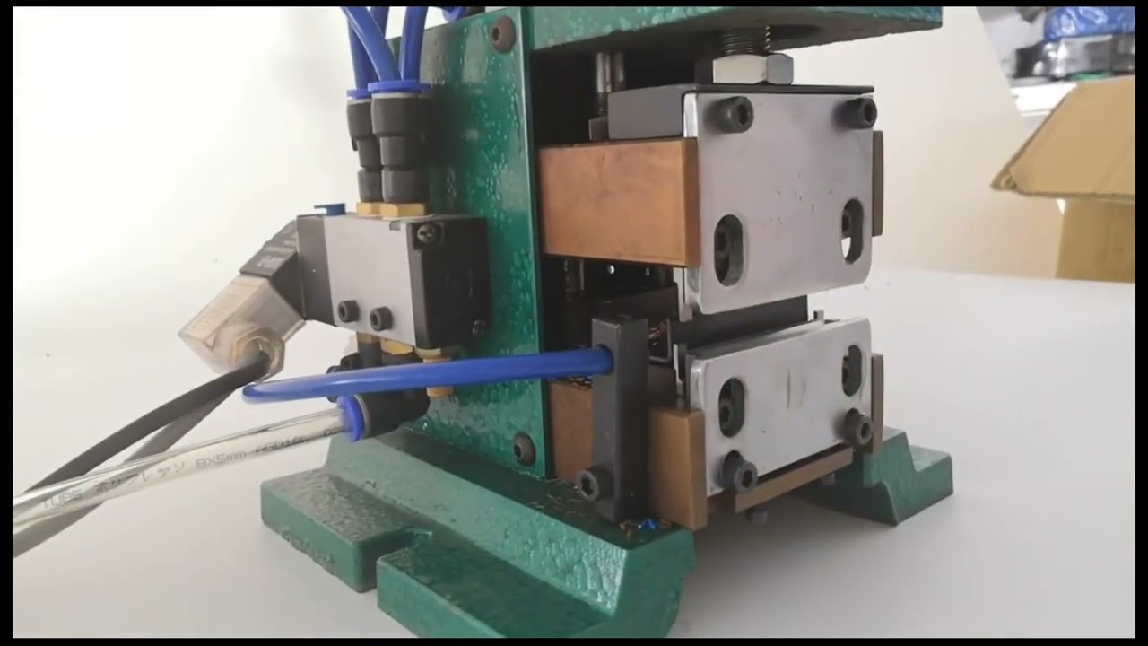 立式氣動電纜剝線機｜高效自動化線材加工設備