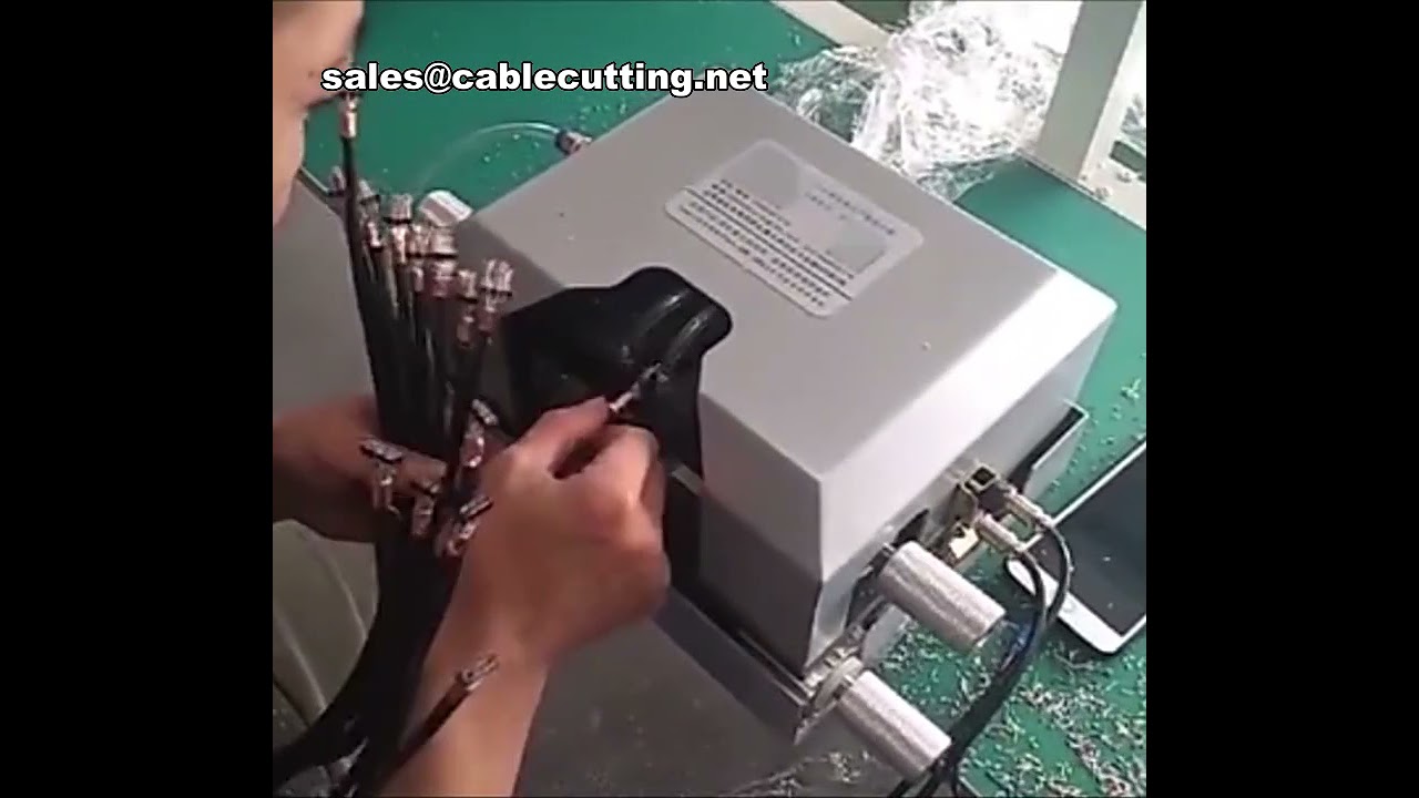 專用多芯線雙平行剝線機｜電纜尾端剝皮加工設備