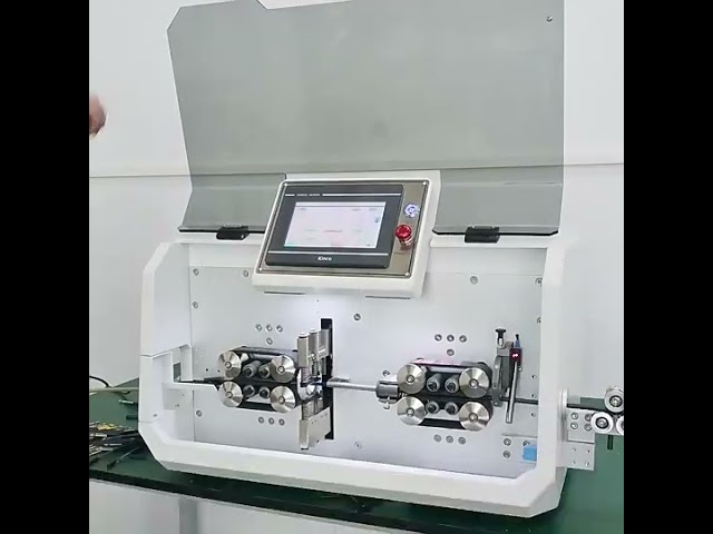 10芯線裁切剝皮機｜外被與內芯一次搞定，多芯電纜加工首選