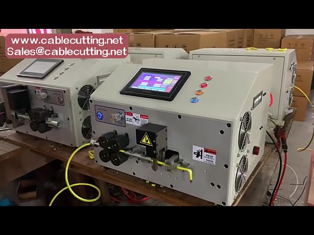電腦自動剝線折彎機｜7吋觸控雙頭設計，精準角度折彎加工