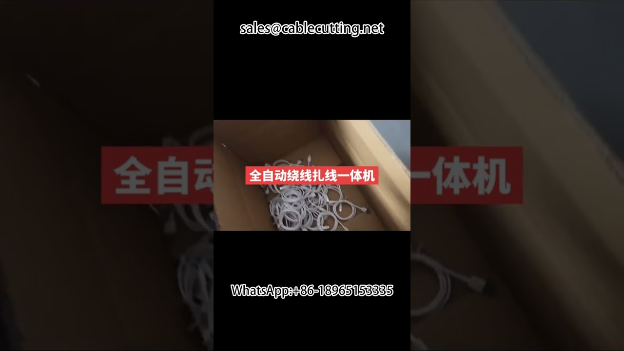 數據線自動繞線綁線機｜線束加工設備｜工廠自動化首選