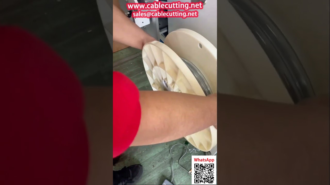 PVC軟管自動盤捲計數機｜扁盤捲繞包裝解決方案