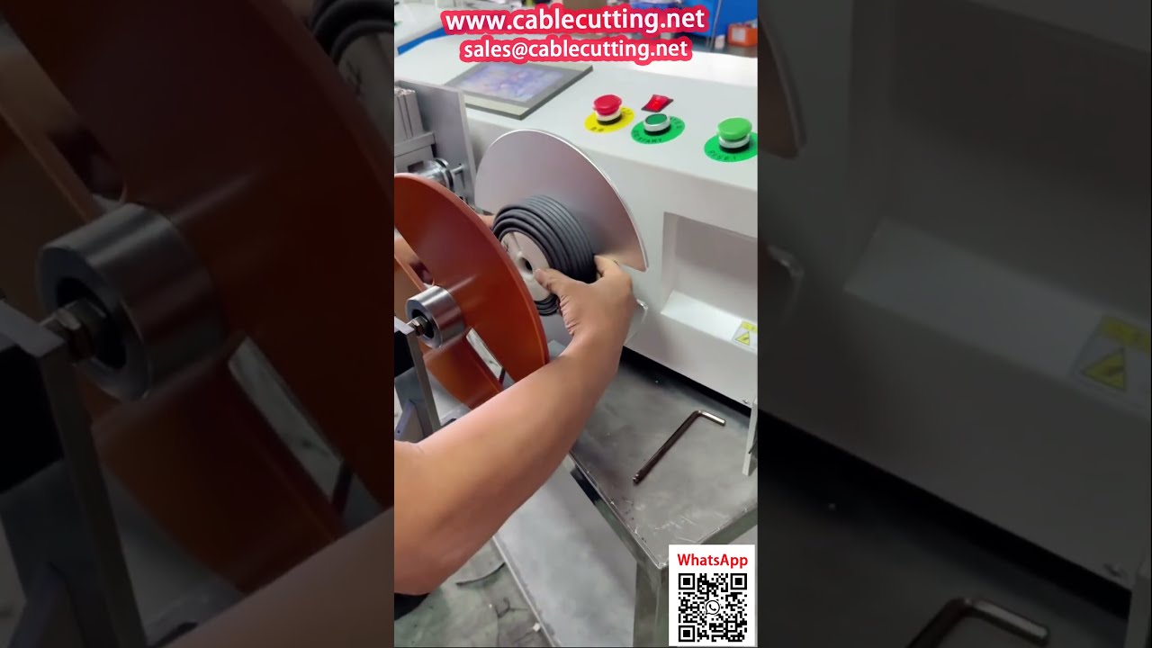 一機搞定！電纜計數、盤繞、綑綁全自動機台｜保全與網路線專用