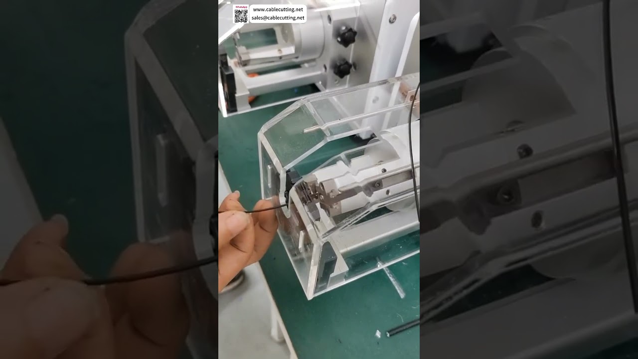 同軸鐵氟龍電纜剝線器｜旋轉刀片切割，確保內導體零損傷