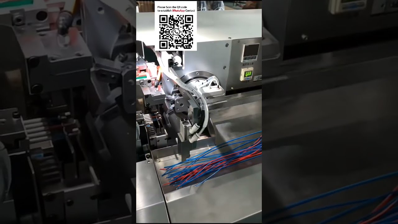 客製長度全自動單端沾錫機｜高效精密線材加工設備