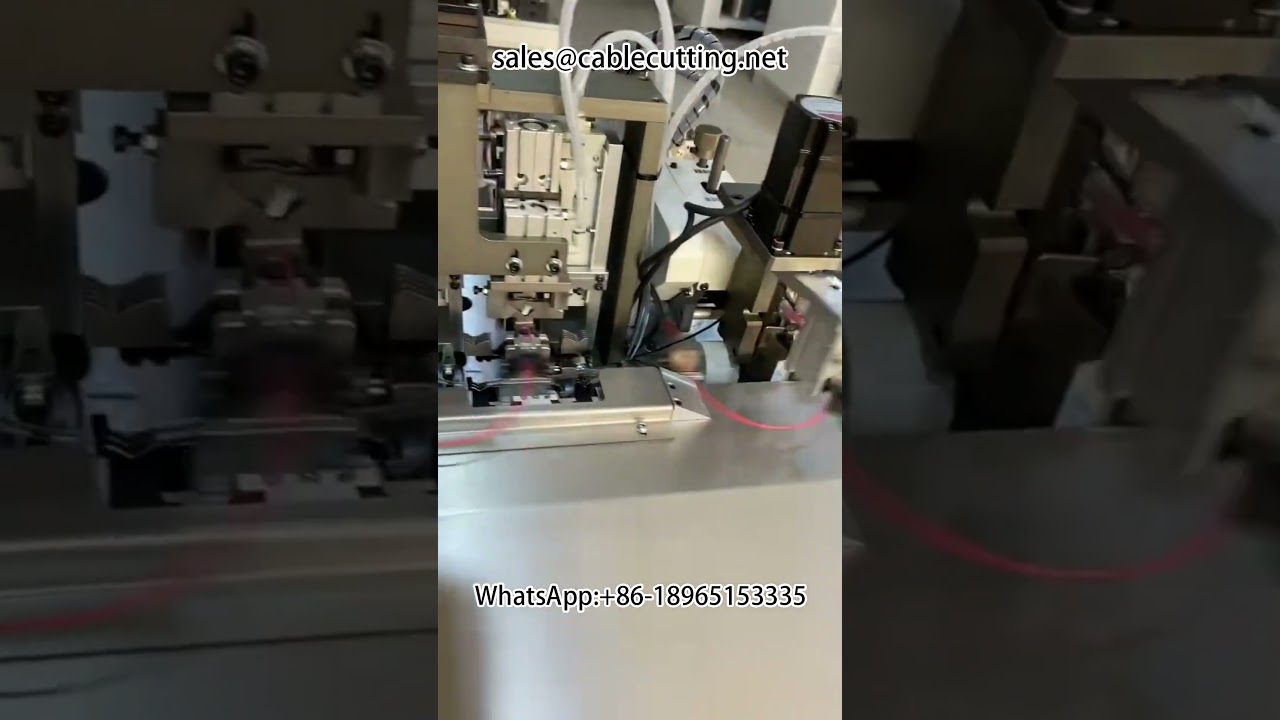 雙穿熱縮套管壓接機｜高效線束加工設備 #熱縮管機