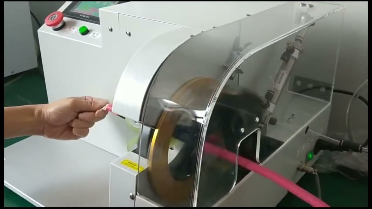 手持式自動纏繞機｜線束包膠帶神器｜電纜綑綁加工設備