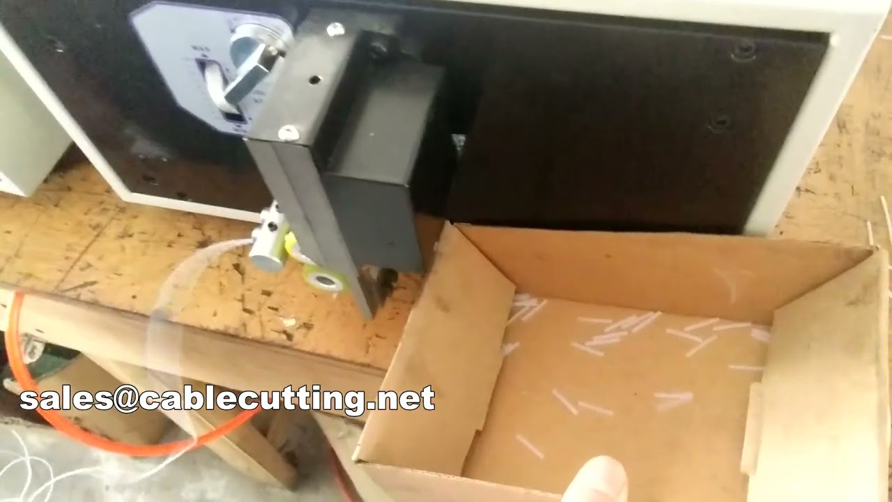 電線與熱縮管自動裁切機｜高效精準線材加工設備