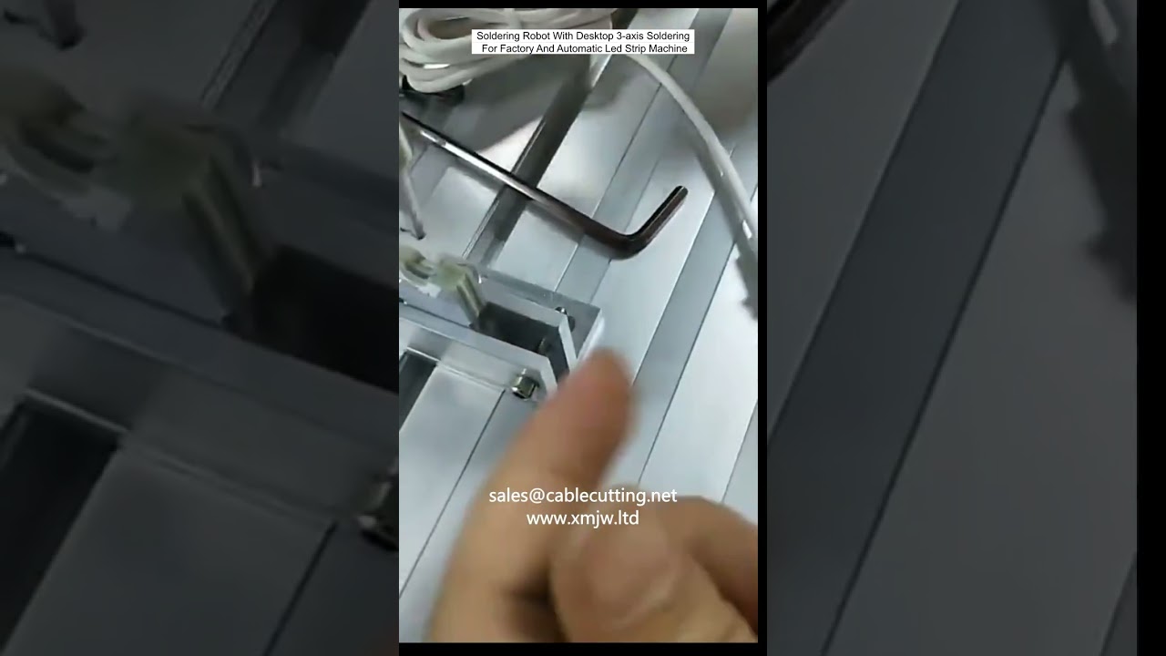 桌上型三軸自動焊接機器人｜工廠自動化與LED燈條焊接機