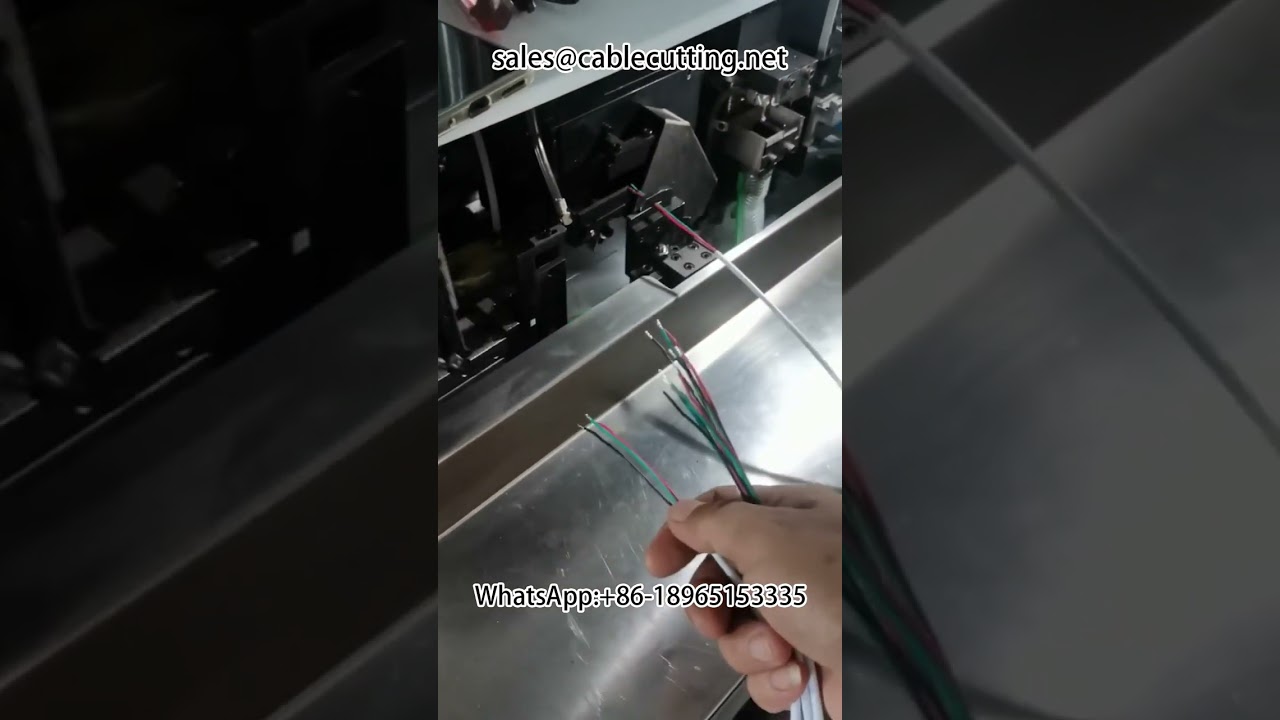 半自動剝線、絞線、鍍錫一體機｜線束加工設備 #剝線機 #線束設備