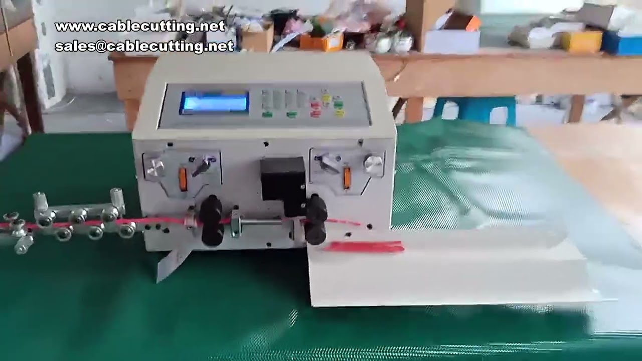 0.3-25mm² 800W 雙層剝線裁切機｜0-100mm 電腦全自動剝線機