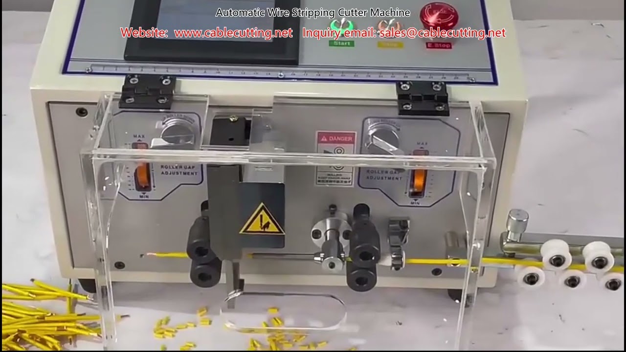全自動剝線裁切機｜高效電纜加工設備