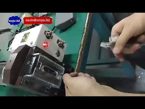 半自動RJ45壓接機｜迷你Cat4網路線壓接工具｜高效精準