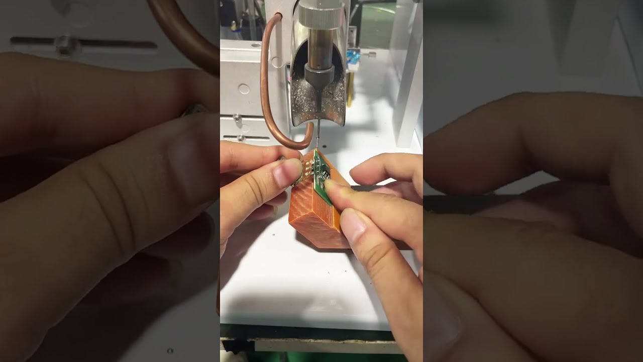 半自動焊接機｜電位器與小型PLC電路板焊接設備 #工廠 #機械