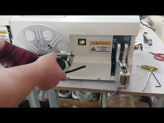 USB數據線自動繞線紮線一體機｜按鍵式經濟型線材綑綁設備
