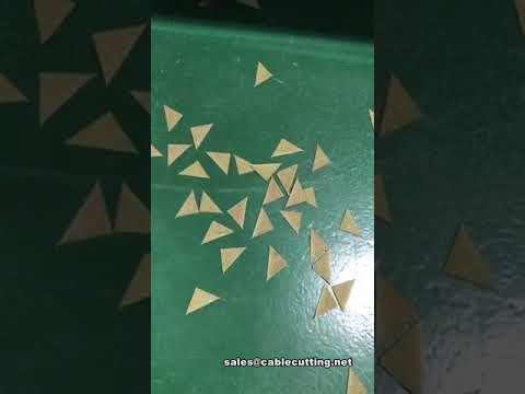 多功能超音波織帶裁切機｜三角型自動裁切設備