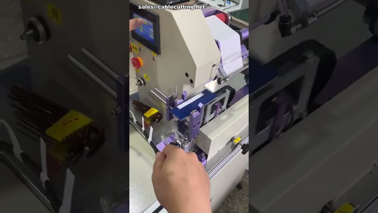 線材折疊貼標機｜品質與性能的完美結合 #工廠 #機械 #自動化