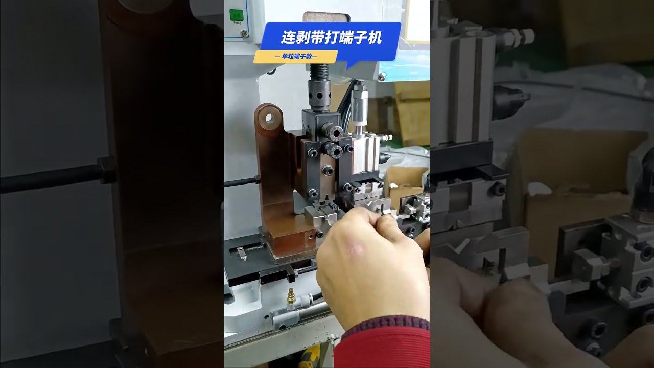 Single Grain Continuous Strip Terminal Machine  The Machines #machine #factory