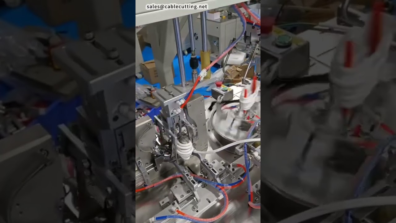 8.0mm電源線專用魔鬼氈綑紮機 | 自動化線材綑綁設備