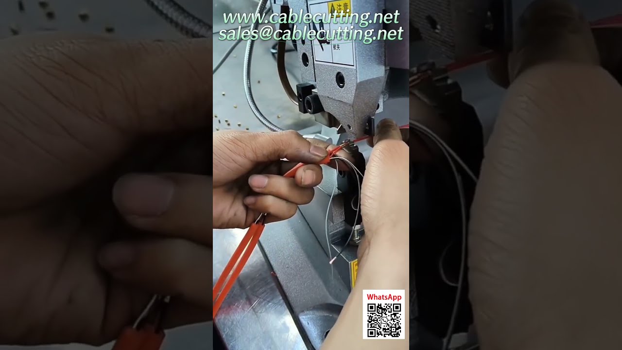 3合1全自動數據線處理機｜中段剝線、銅接頭壓接、導通測試一次搞定