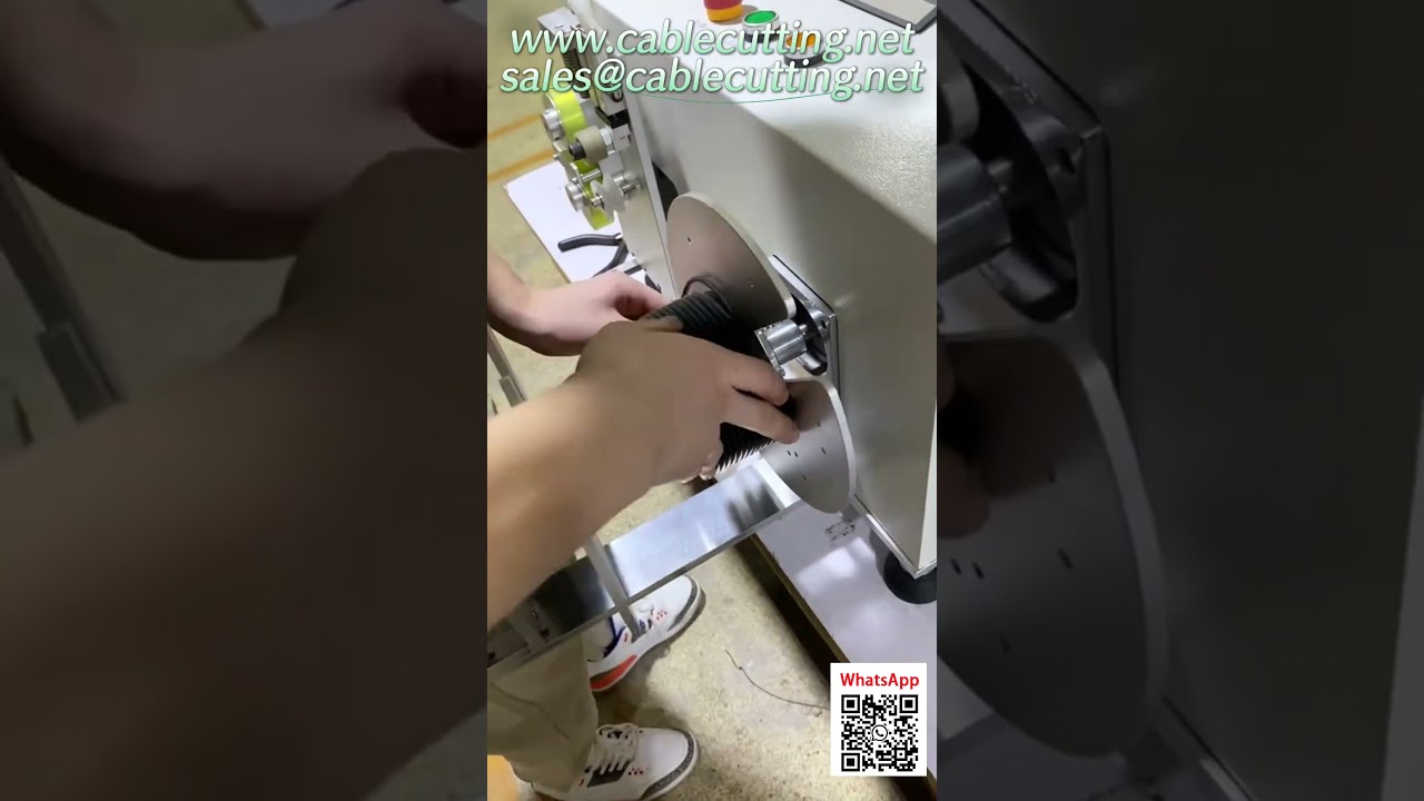 HDMI線材計米與自動繞線機｜高效能自動盤捲與收線包裝設備