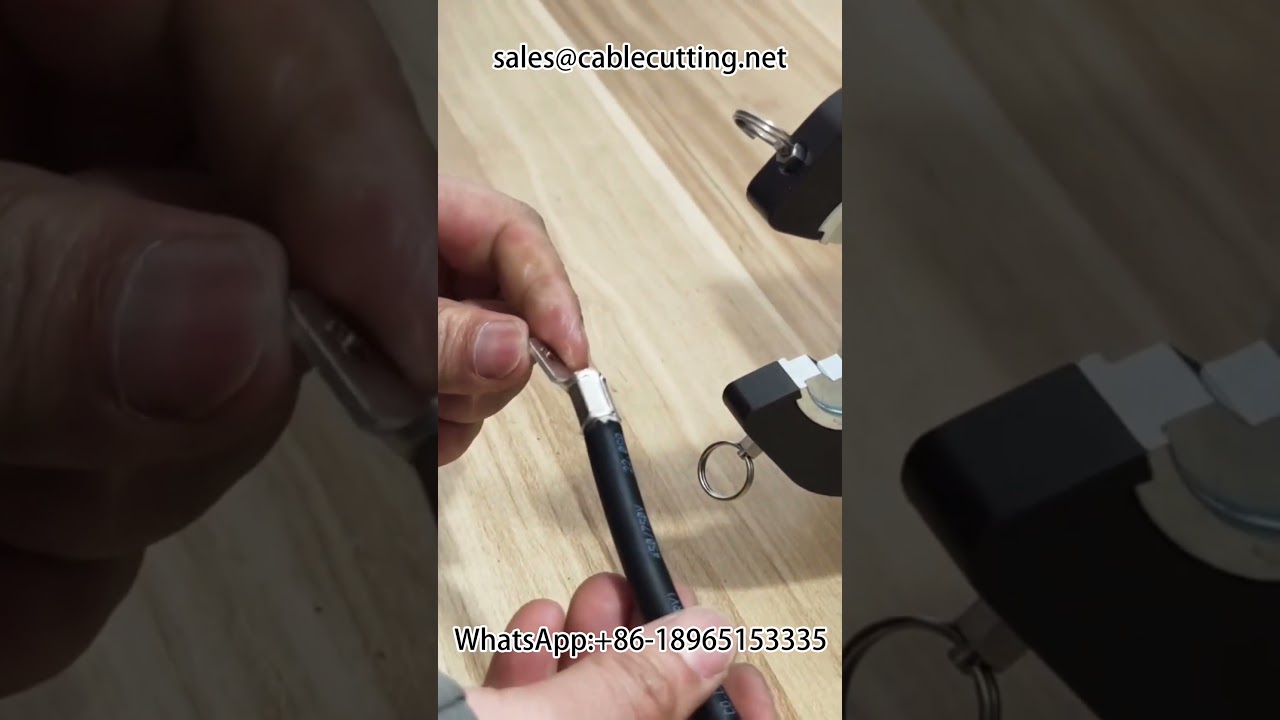 電動端子壓接機｜精準壓接六角銅鼻，提升線束加工效率