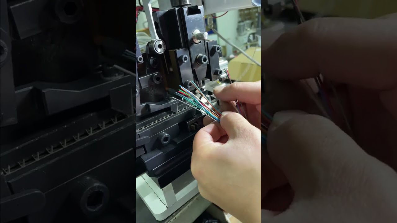 按鈕式連續端子機調試完成！完美壓接效果，現貨直發 #工廠設備