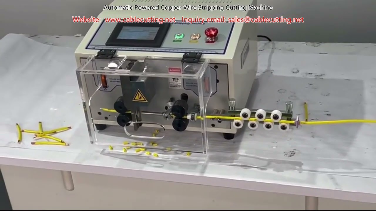 自動銅線剝皮裁切機｜高效能工業級電線加工設備