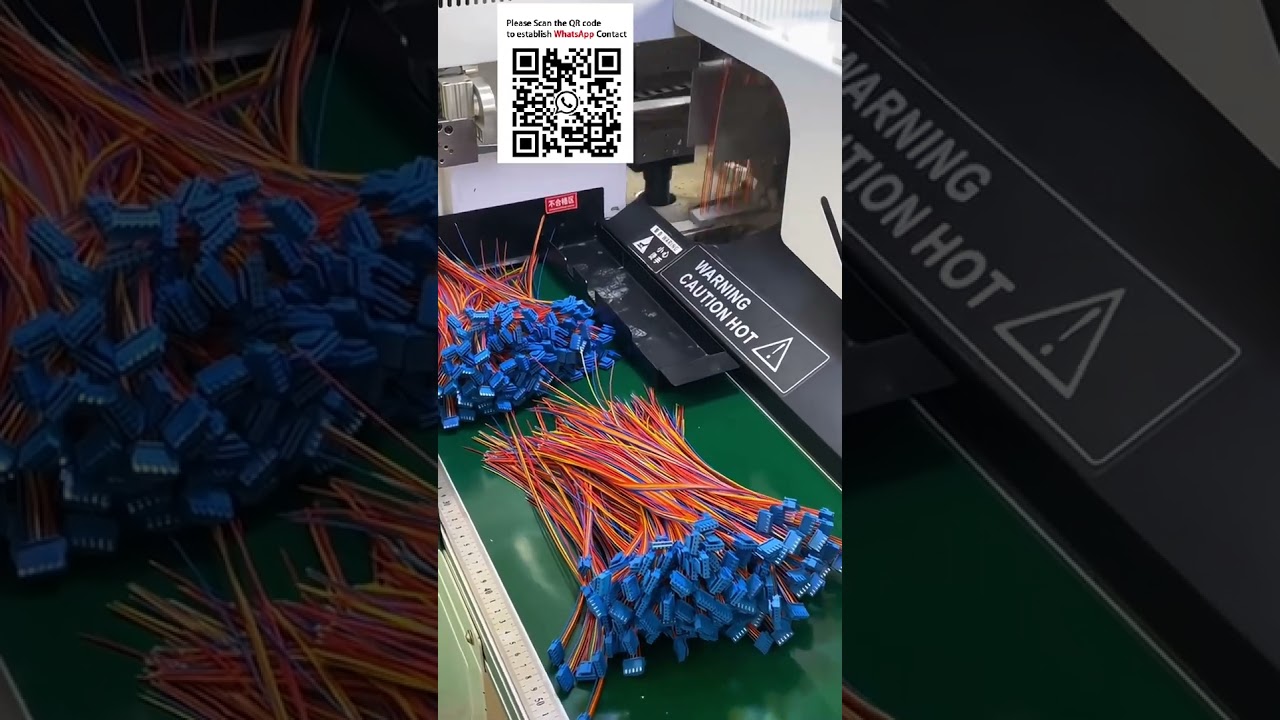 自動線束插入與鍍錫機 #電動車線束加工設備