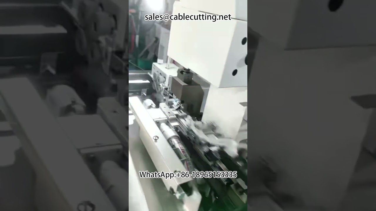 散裝穀物端子機｜自動化雙頭管狀端子壓接機