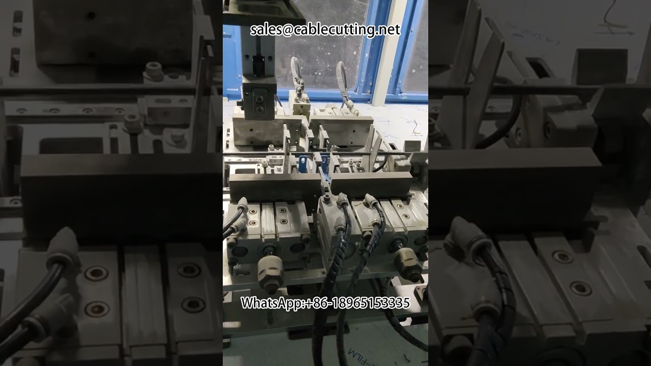 全自動繞線剝線綁線機｜線束加工剝線機｜端子加工設備