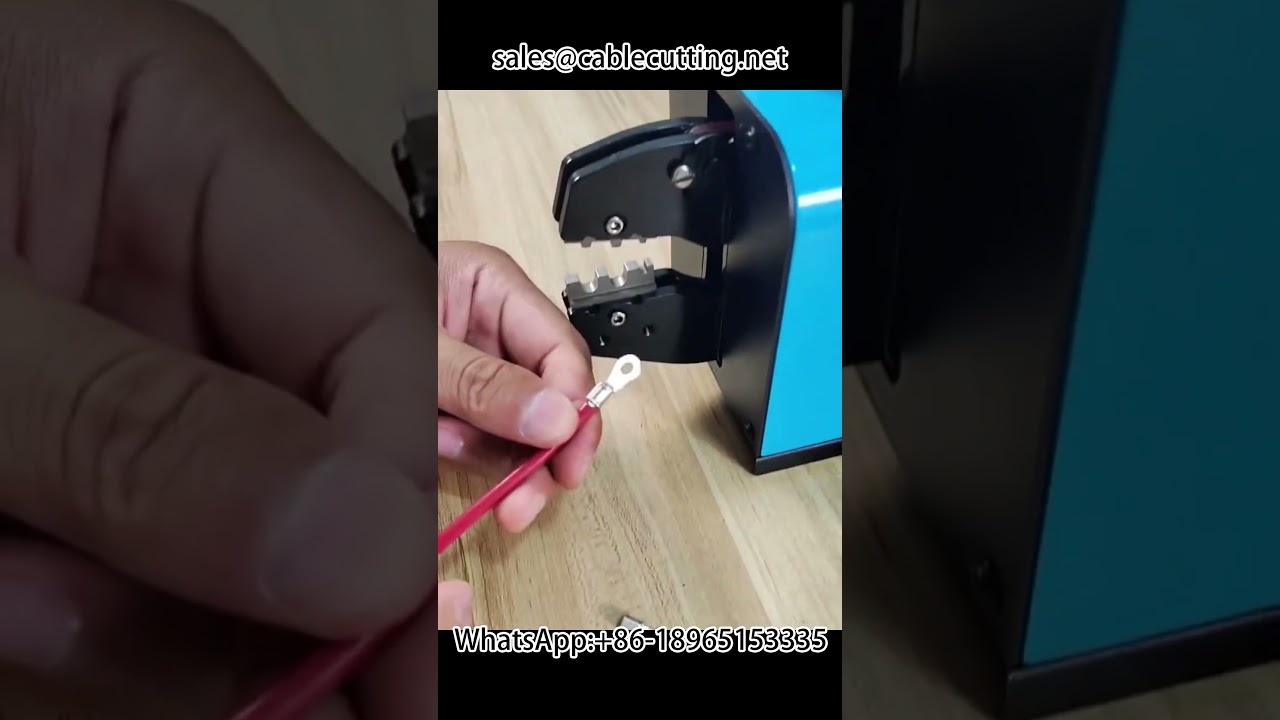非標準線徑電動端子壓接機｜高效自動化壓接解決方案