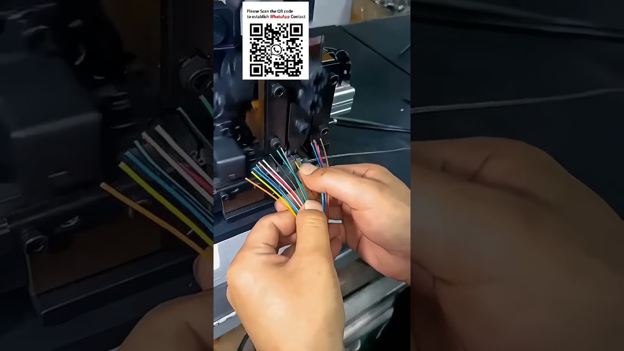 自動化力量：高效能剝線壓接機 #機械工程
