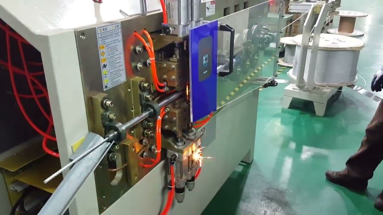 自動鋼索平頭熔斷機 WPM-60SF | 高效線材端部加工設備