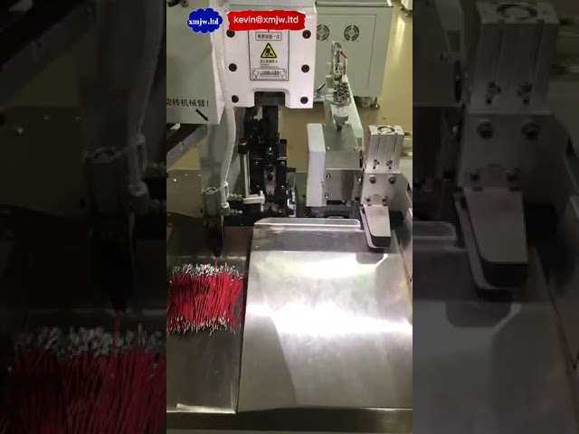 全自動雙頭電線端子壓接機｜裁線剝皮壓著一次完成