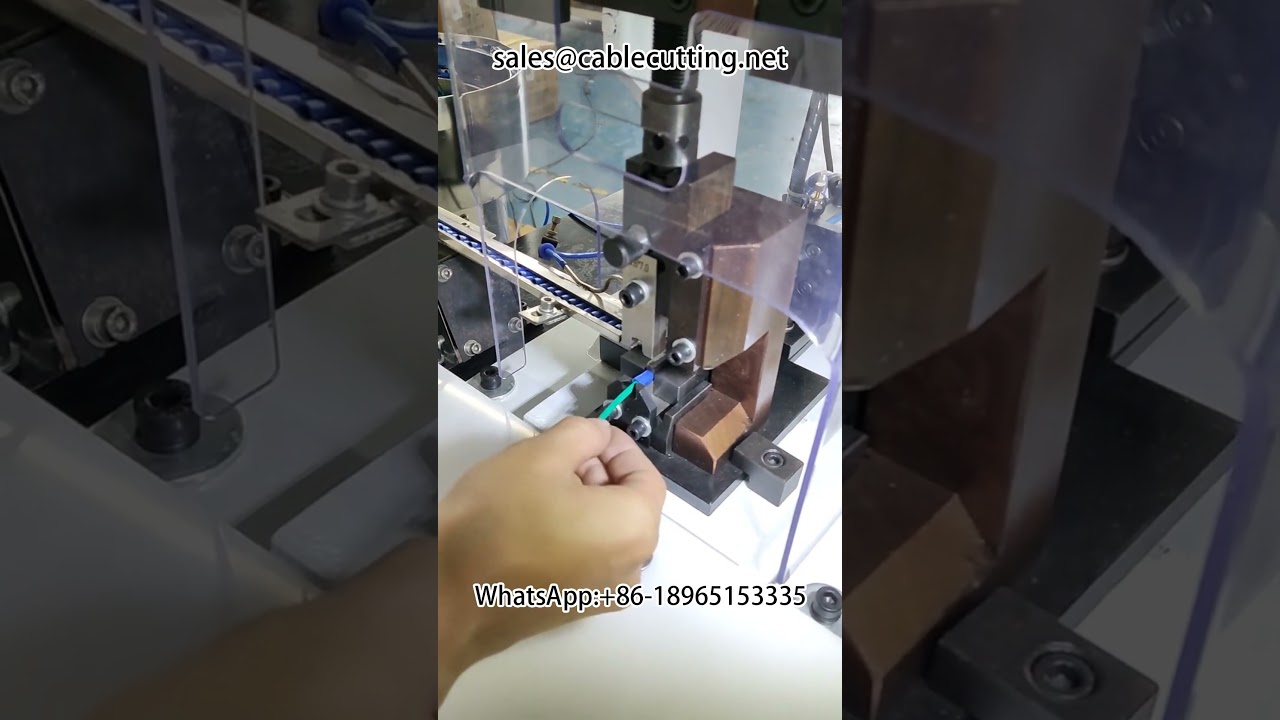 半自動端子機｜大量線束加工自動化設備 #壓接機 #線束加工