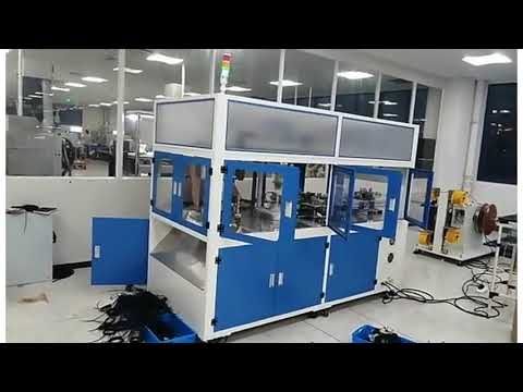自動電線裁切、繞線與束線機｜電纜綑紮包裝自動化設備