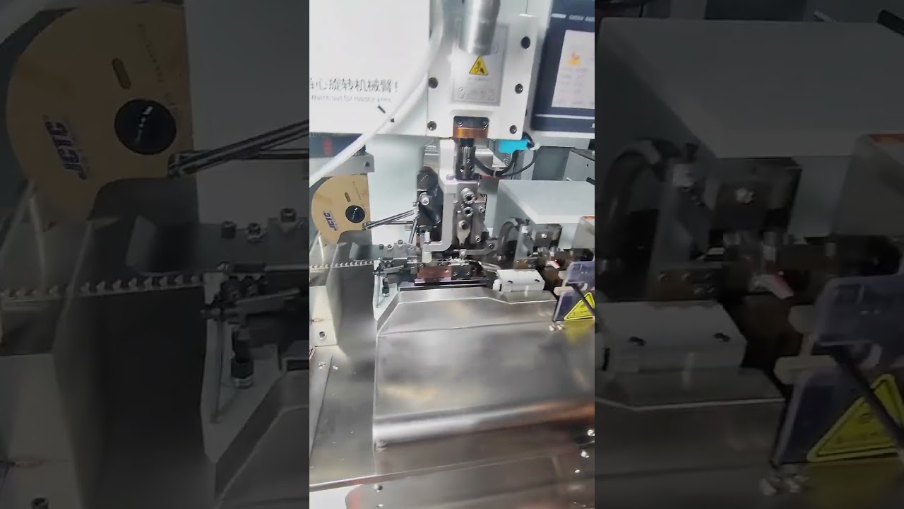 11芯線高速剝線與端子壓接一體機｜工廠自動化設備 #工廠 #機械 #銅線