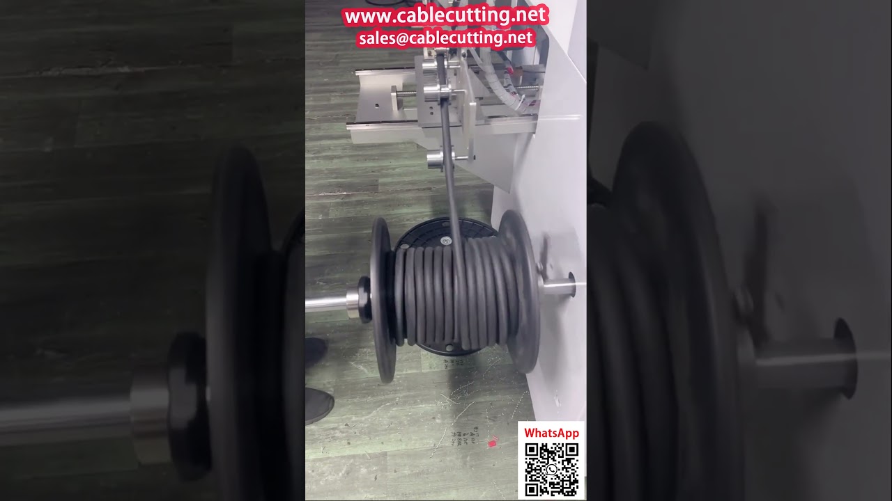 電纜自動繞線計數機｜16mm線徑塑膠盤包裝設備