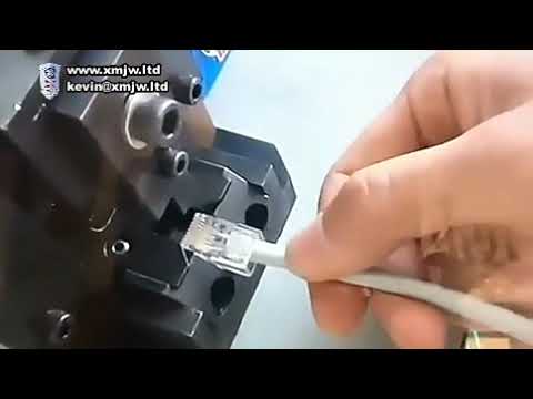 RJ45網路線組裝機｜光纖接續機｜電話線與網路線壓接機 高效自動化生產設備