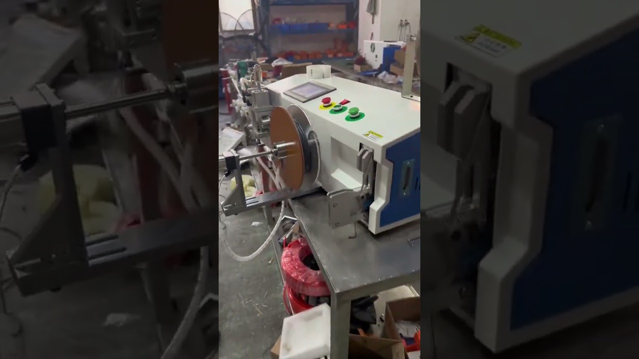桌上型自動計米繞線綑紮機｜電源線、電纜高效綑紮解決方案