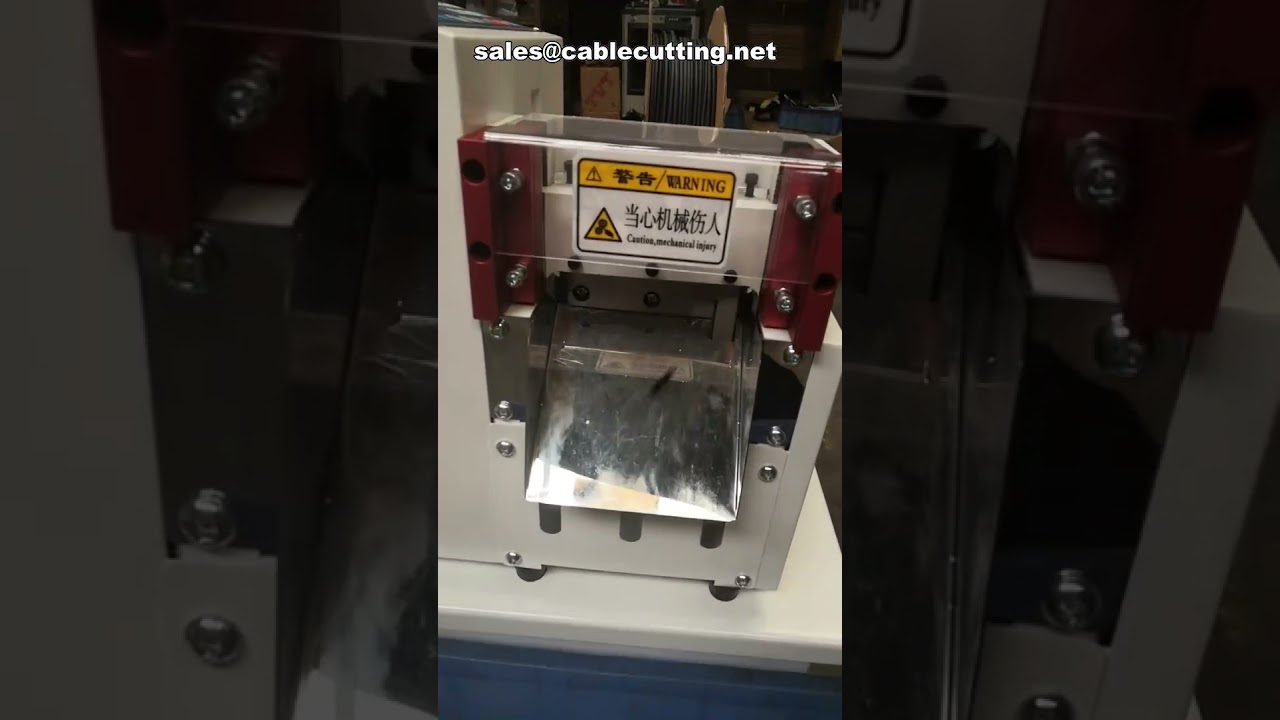 智能PVC塑料軟管熱縮管裁切機｜自動化管材切割設備