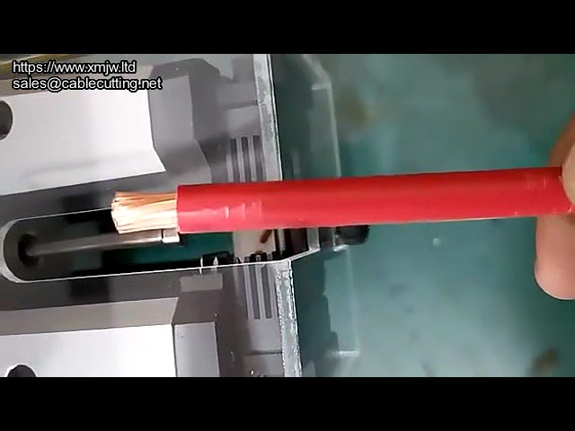 感應式純電動電纜剝線機｜高效自動化線材加工設備