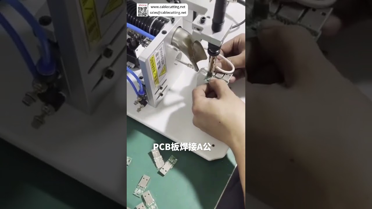 自動焊線機｜高效率電子PCB與電纜焊接加工工具，提升產能！