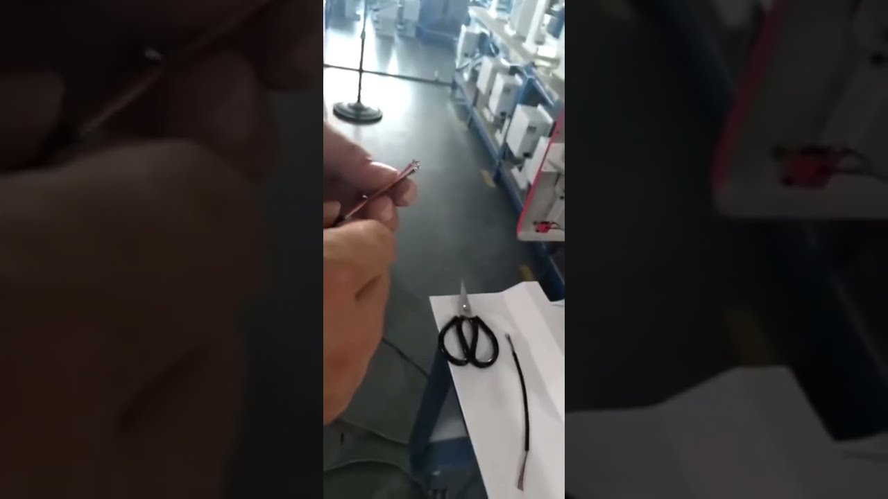 【工廠實拍】多芯線剝線壓接一體機操作全紀錄 #工廠 #自動化設備