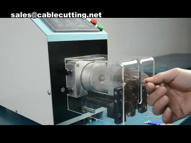 同軸電纜剝線機｜自動裁線剝線設備｜高效電線加工機